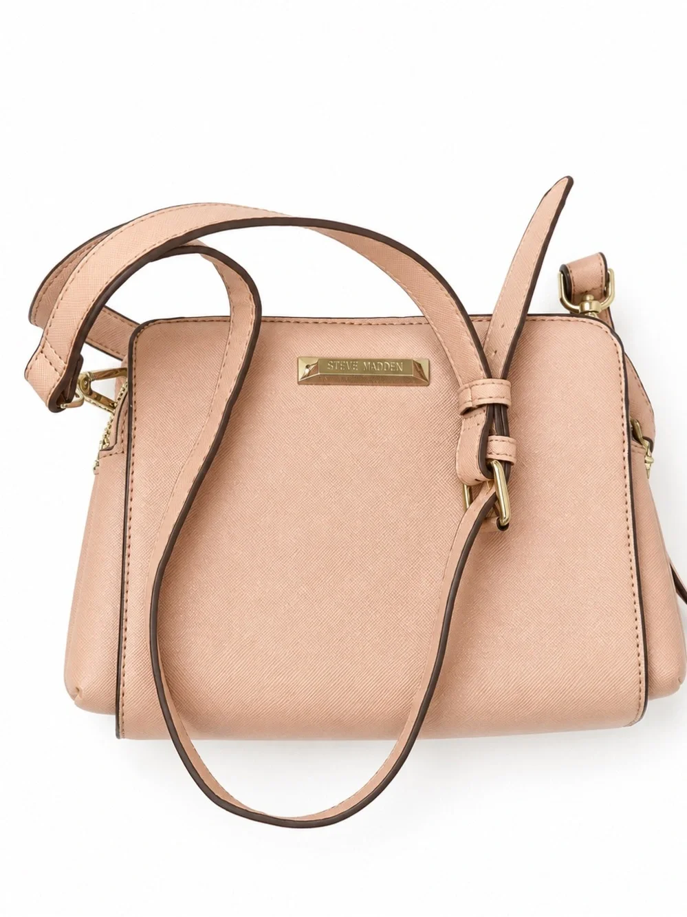Steve Madden Blush Saffiano Crossbody Bag